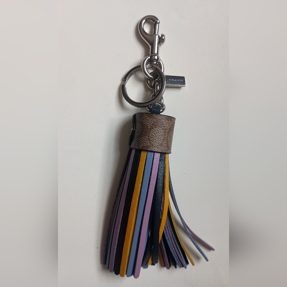 Coach Multicolor Tassel Keychain - Picture 3 of 5